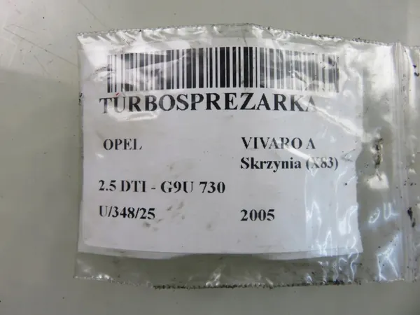 Turbocompresor Opel Vivaro image 7
