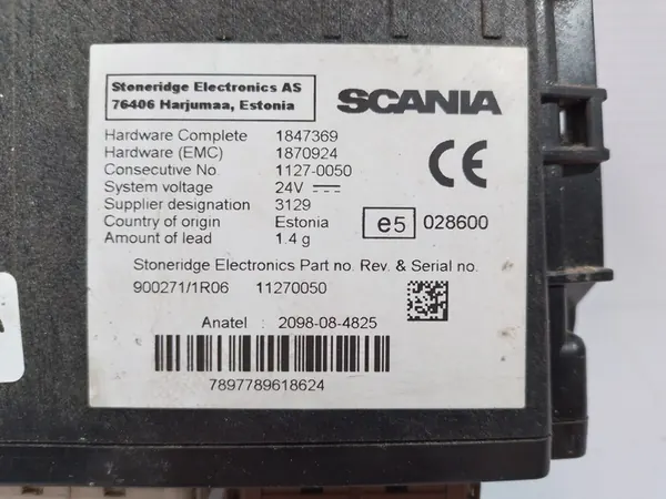 Centrallås Styrenhet SCANIA R 1937691 image 4