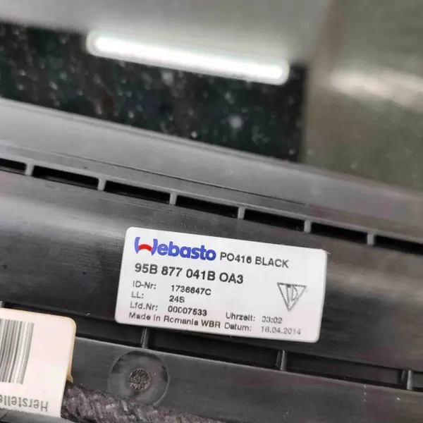 Techo Solar Porsche Macan S OEM 95B877041B image 7