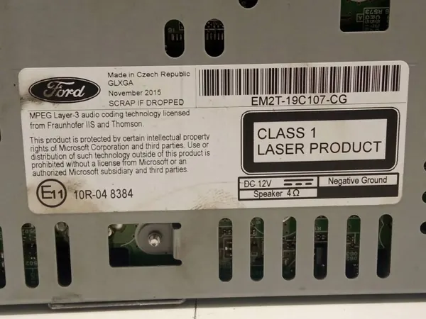 OEM EM2T19C107CG Radio Navigation för Ford Galaxy image 4