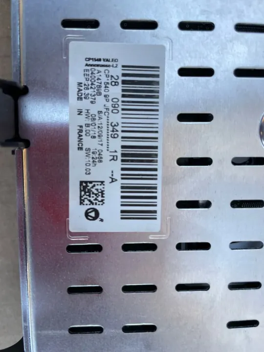 Pantalla Radio Navegación Renault Espace V OEM 280903491R image 3
