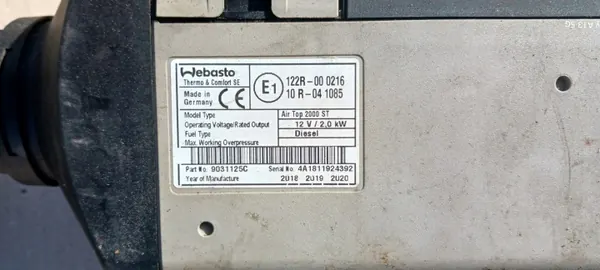 Webasto AT2000ST Air Top 2000st 12V Bus Heizung image 9