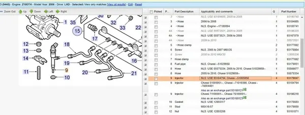 Injektorer Saab 9-3 Estate 2006 image 6