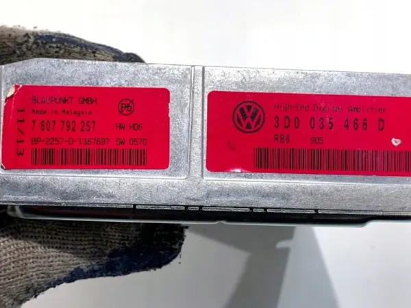 OEM 3D0035466D Vahvistin VW Phaetonille 2002-2016 image 5