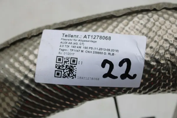 OEM bt-cars-32323 Uitlaatpijp voor Audi 2.0 TDi image 8