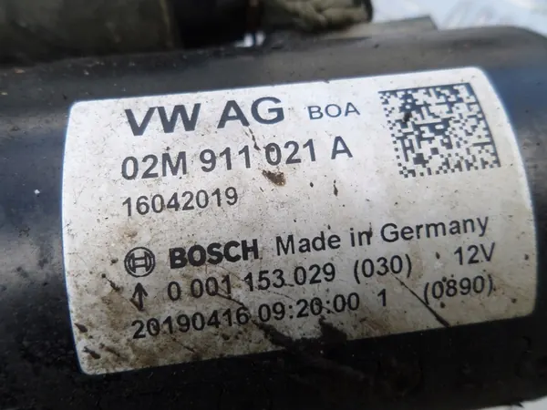 Motor de arranque Volkswagen OE 02M911021A image 3