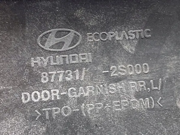 OEM LORK-1577-33135 Linker Achterdeurlijst Hyundai image 3