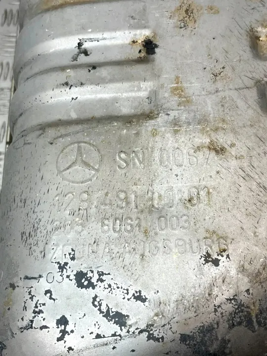 Uitlaatdemper A1294910001 voor Mercedes-Benz SL R129 3.0L image 10
