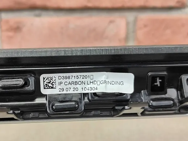BMW X3/X4 Garniture Console OEM 9871572 Carbone image 9