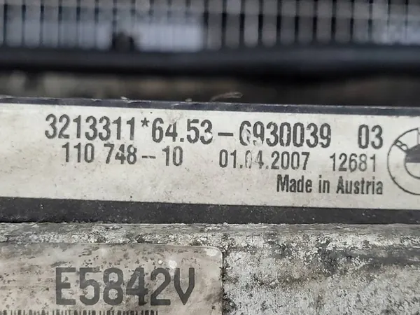 BMW 3 E90 E91 Radiador AC Intercooler Ventilador OEM image 10