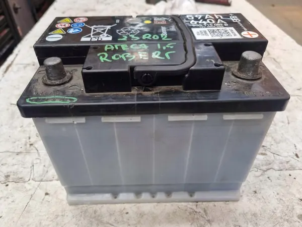 OEM 5QS Batterie 59Ah 640A Gebraucht - 23R DIN image 2