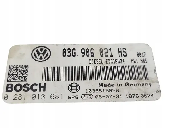 Handbremsmotor Volkswagen Caddy 03G906021HS image 4