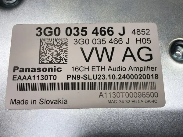 Module Ampli Audio OEM 3G0035466J - Occasion image 7