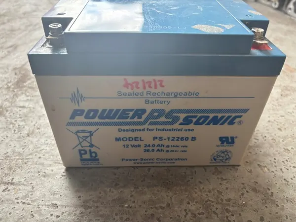 Power-Sonic PS-12260B 24Ah Batteri - Begagnad image 4