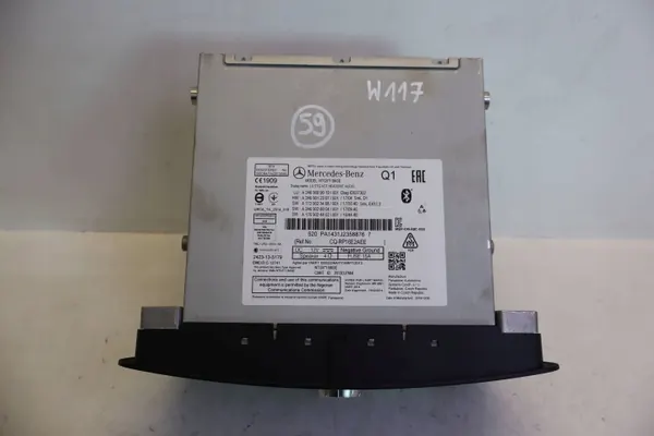 Panel botones radio Mercedes-Benz A W176 OEM A2469028004 image 7