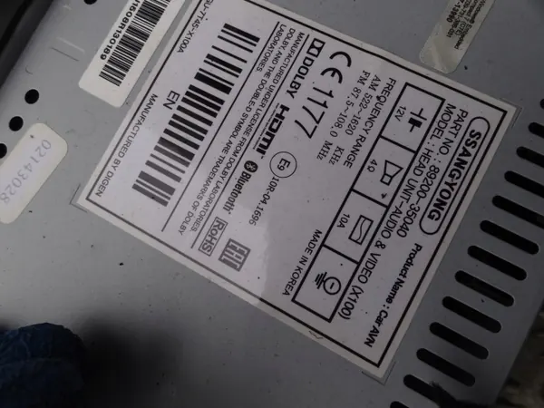 OEM 89200-35040 Radio Navigation för SsangYong XLV image 3