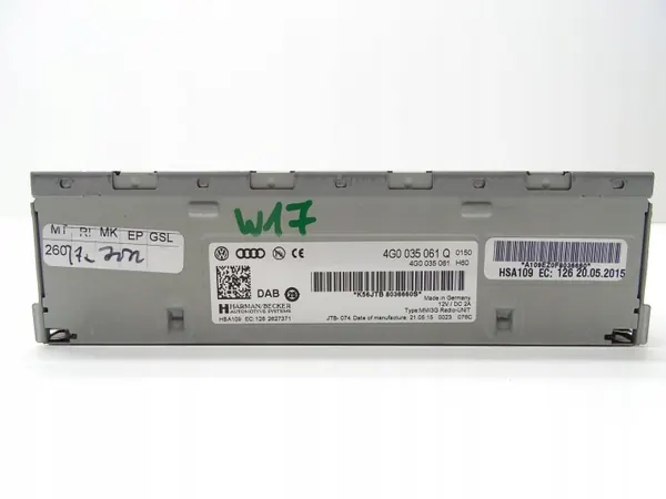 Module Tuner Radio OEM 4G0035061Q pour Audi A6 C7 image 6