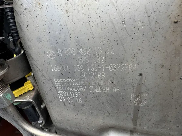 Katalysaattori Mercedes Actros MP4 Euro 6 A0084901312 image 3
