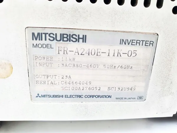 Mitsubishi Freqrol-A200 FR-A240E-11K-05 11kW image 3