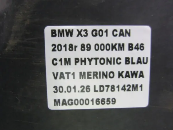 BMW X3 G01 M F97 Cubierta Inferior Tanque Derecho 7394810 image 9
