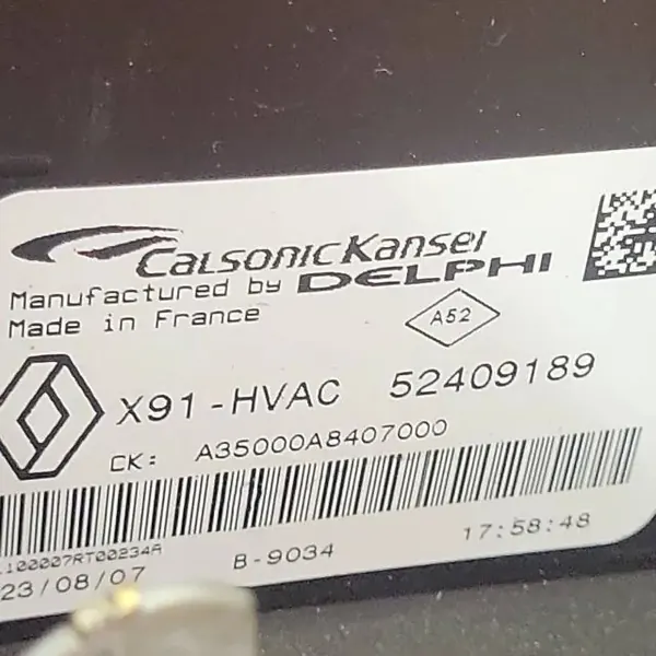 Caixa do aquecedor OEM 52409189 para Renault Laguna III image 10