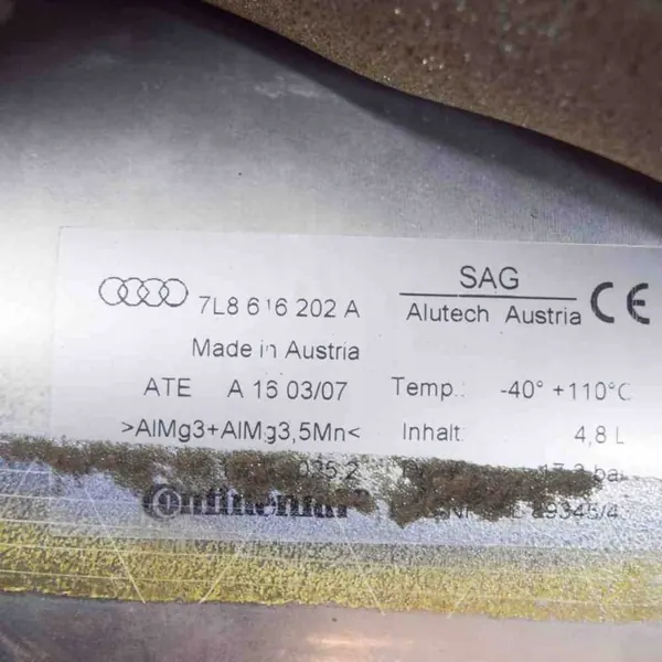Käytetty ilmasäiliö OEM 7L8616202A Audi Q7 3.0L Diesel image 7