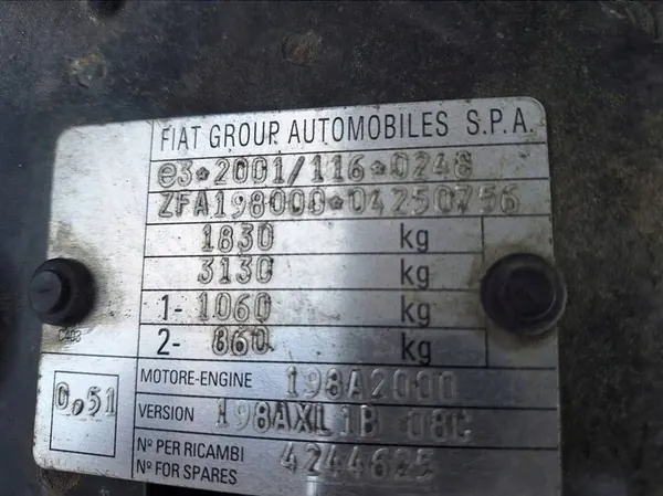 Turbocompresor FIAT BRAVO II 2 1.6 JTD 55220701 image 10