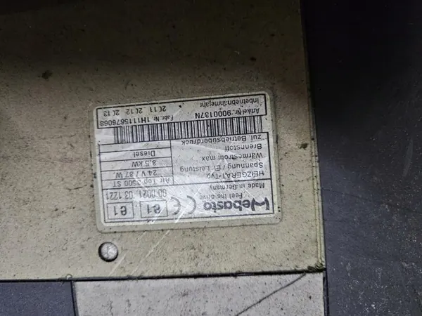 Webasto Air Top 3500 ST Heating for Mercedes Scania MAN image 2