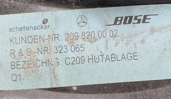 Altavoz Mercedes OEM 2098200002 - Usado image 3