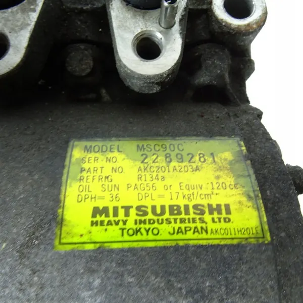 Compresseur de Climatisation MITSUBISHI COLT V 1.3B AKC201A203A image 2