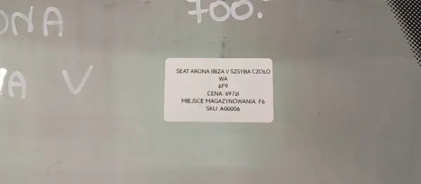 Pare-brise avant SEAT ARONA 6F9 2017- OEM image 4