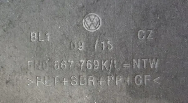 VOLKSWAGEN TIGUAN 5N Prateleira do Porta-Malas 5N0867769 image 3