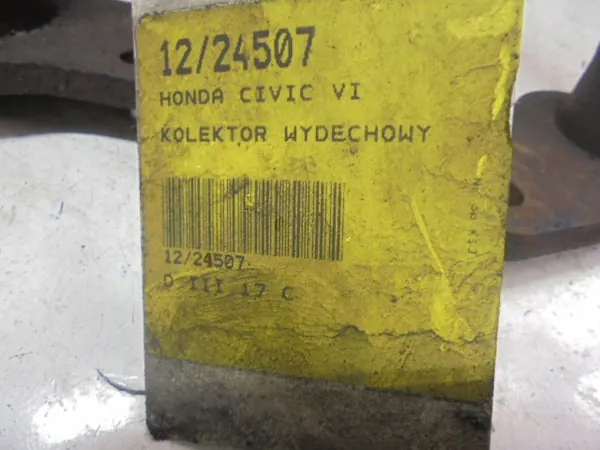 Honda Civic 7 Exhaust Manifold OEM AK-12-24507 image 4