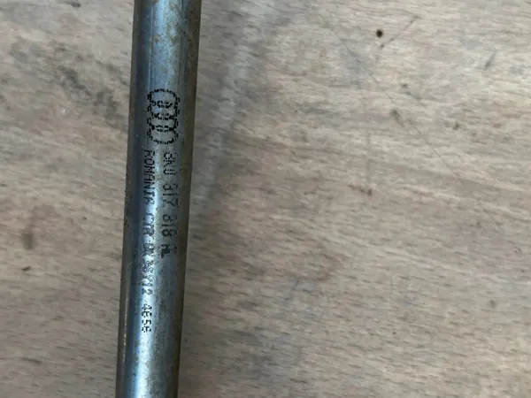 Gebruikte Audi OE versnellingsbakolieleiding OEM 8R0317818AL image 4