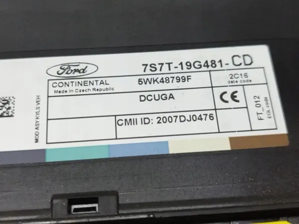 Módulo Conforto Ford S-MAX OEM 7S7T19G481CD image 8
