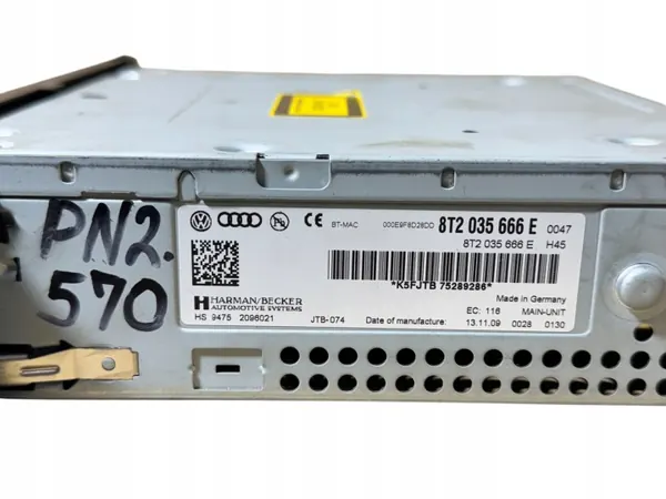 Audi MMI Navigationsleser 8T2035666E - Gebraucht image 3
