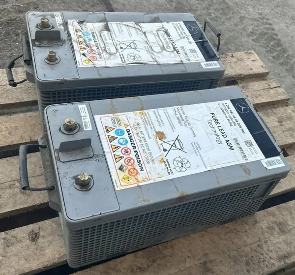 Batterie Mercedes OEM A0029824408 12V 220Ah AGM image 7