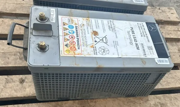 Batterie Mercedes OEM A0029824408 12V 220Ah AGM image 8