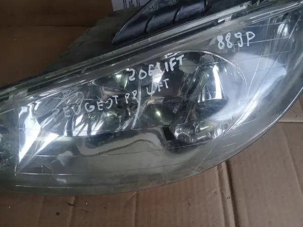 PEUGEOT 206 Farol Dianteiro Esquerdo OEM 89002771 image 3