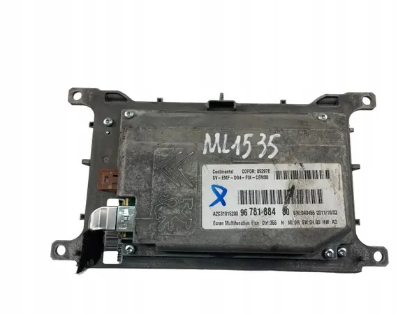 Peugeot 508 radiodisplay OEM 9678188480 - Begagnad image 3