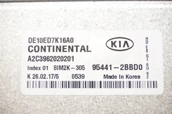 Controlador de caixa OEM 95441-2BBD0 para Kia Niro 1.6H image 3