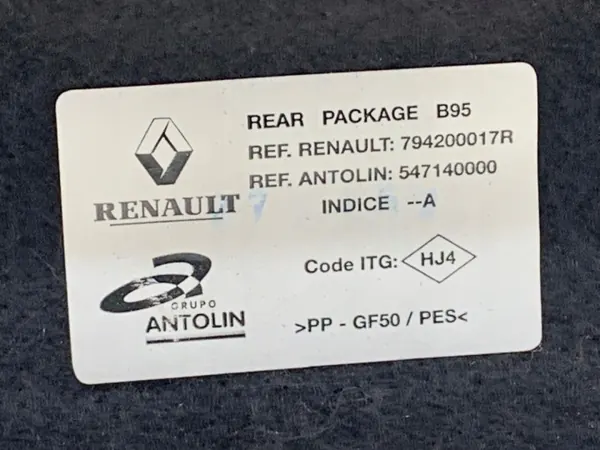 OEM 794200017R Takaahylly Renault Megane III Hatchbackille image 3