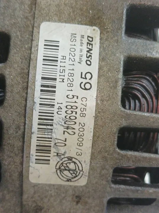 Vaihtovirtageneraattori Fiat Grande Punto I 51859042 image 3