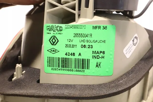 Luz Trasera Izquierda para Renault Fluence Sedan image 7