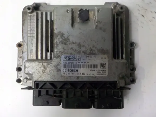 Ford AV21-12A650-HE 0281017588 motorstyrenhet image 2