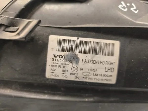 Oikea Etuvalaisin Volvo XC70 II image 10