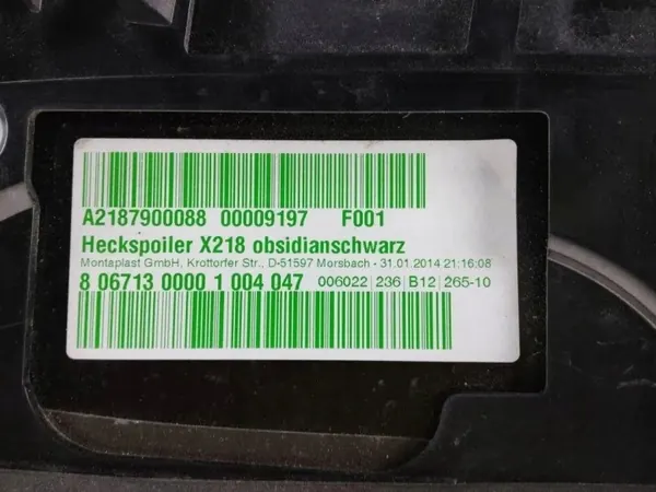 Gebruikte Achter Spoiler OEM A2187900088 Mercedes image 7