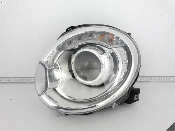 FARO XENON ESQUERDO FIAT 500 ABARTH 07-15 EUROPEU image 2