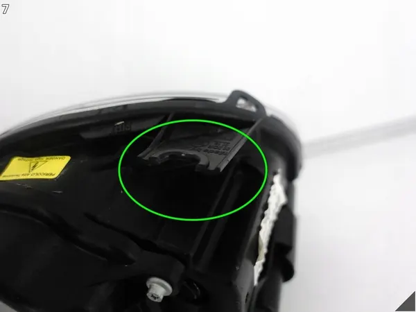 FARO XENON ESQUERDO FIAT 500 ABARTH 07-15 EUROPEU image 8