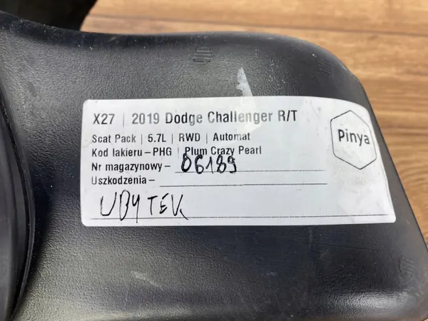 Entrada arrefecimento travão direita OEM 15LA-144AA Dodge Challenger image 9